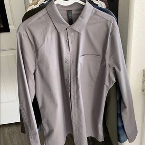 ILululemon Mason’s peak flannel gray sage